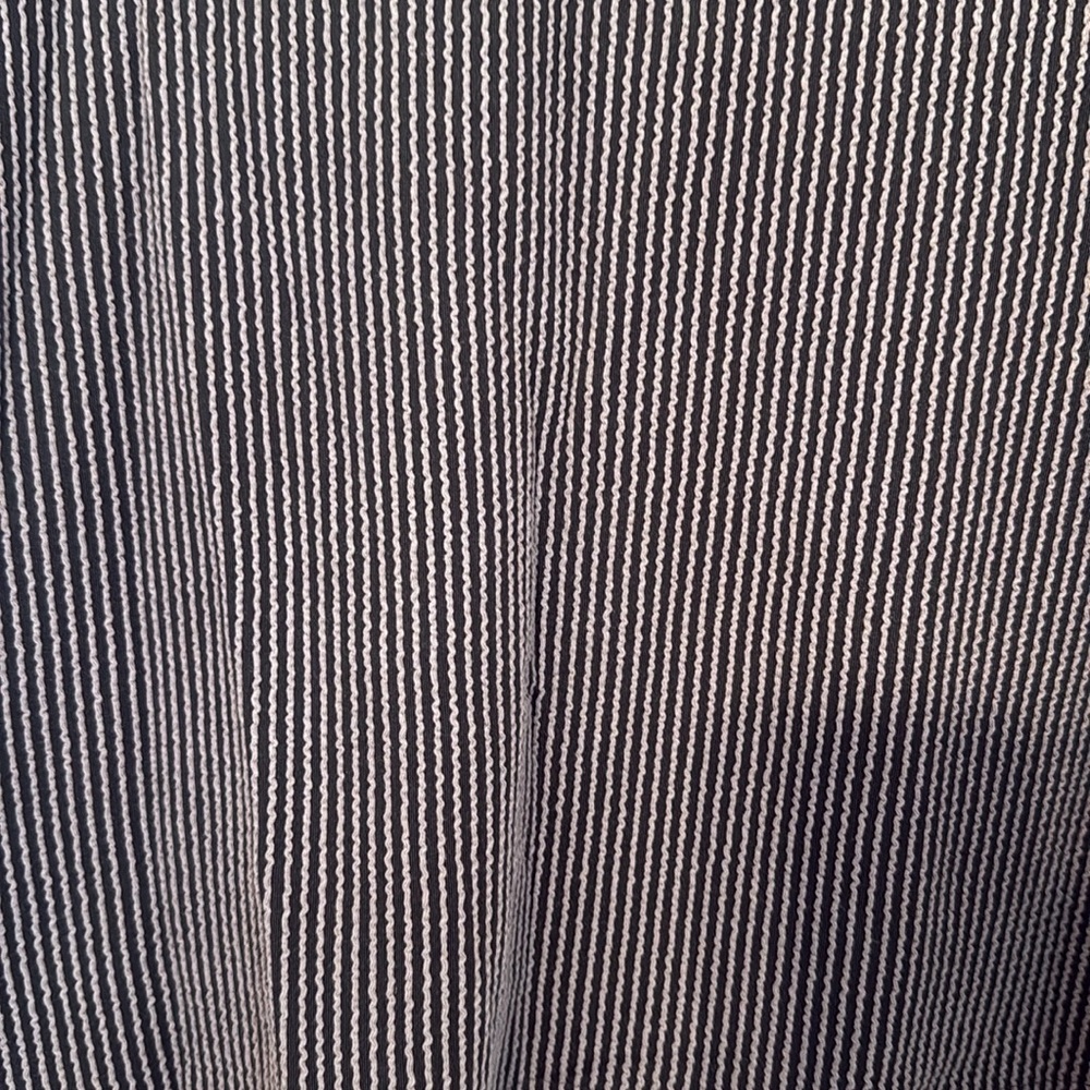 Black Ribbed Short Sleeve Matching Set - Picture 3 of 6